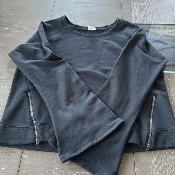 CALIA by Carrie Underwood Women’s Sz M Side Zippers Black Sweatshirt Active Top - Picture 11 of 12